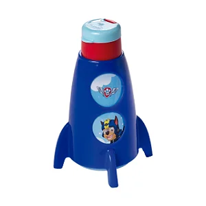 Garrafa de Plástico Com Capa Foguete 320 ml - Patrulha Canina