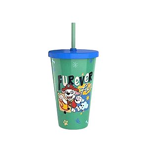 Copo Com Canudo Lembrancinha - Patrulha Canina