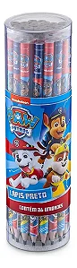 Lápis Preto Redondo Patrulha Canina 2 Modelos Pote com 36