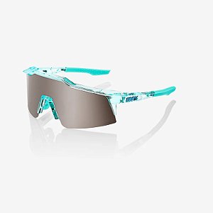 ÓCULOS DE SOL 100% SPEEDCRAFT SL - POLISHED TRANSLUCENT MINT