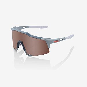 ÓCULOS DE SOL 100% SPEEDCRAFT - SOFT TACT STONE GREY
