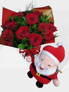 Buque Natalino com papai noel