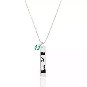 Colar feminino Personalizado Olhar - PRATA 925