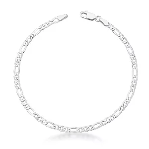 Pulseira Masculina 3X1 3 MM  - PRATA 925