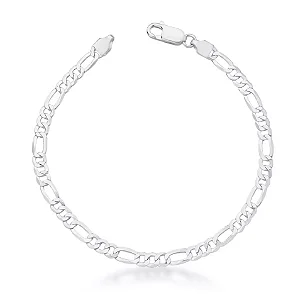 Pulseira Masculina 3X1 4 MM  - PRATA 925