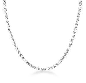 Corrente Masculina grumet 3MM 70cm - PRATA 925