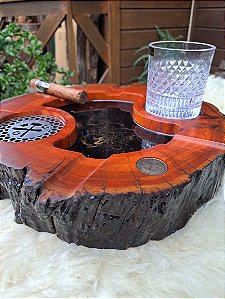 29 - Charuteiro Original Plus (Double) - Peroba Rosa