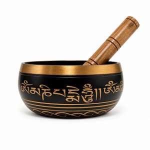 Sino Tibetano Tigela com Baqueta – 14 cm