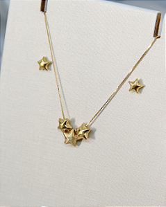 Conjunto de Ouro 18K Estrela