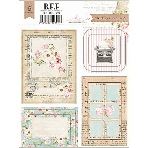 Colecao BFF - Molduras em Chipboard Adesivado - Dany Peres