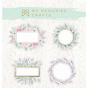 Colecao Meus Encontros - Moldura em Chipboard - My Memories Crafts