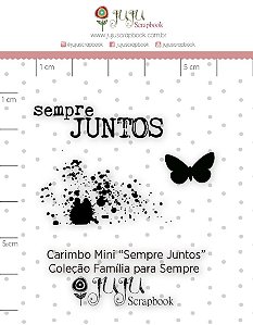 Colecao Familia para Sempre - Carimbo Mini Sempre Juntos