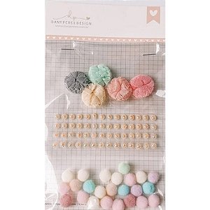 Coleção Doces Lembranças - Cartela de acessorios Frufruzinhos - Dany Peres
