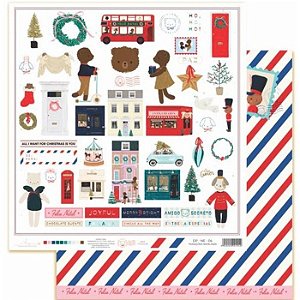 Coleção Natal Encantado -  Folha Tradicoes Natalinas - Dany Peres