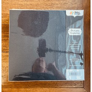 Album de pino - 30,5x30,5cm - Preto - Oficina do Papel