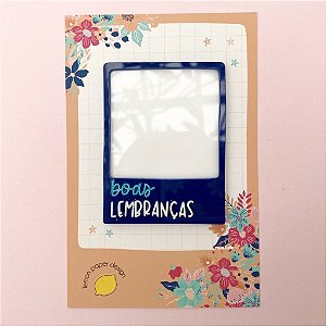 Coleção A Aventura está lá Fora - Moldura Polaroid - Lemon Scrapbook