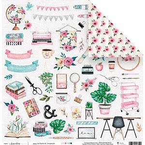 Colecao Quarentena Criativa - Papel No Mundo da Imaginacao - Juju Scrapbook