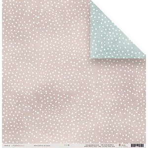 Colecao Toda Basica - Papel Bolinhas de Sabão - Juju Scrapbook