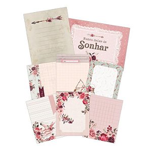 Colecao Sonho Meu - Cards Nunca Deixe de Sonhar - Juju Scrapbook