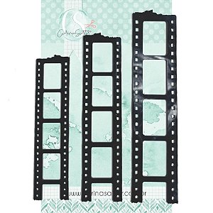 Colecao HAPPY Acrilico preto - Filmes Fotográficos (3 pçs) - Carina Sartor
