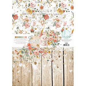 Colecao PETIT - Bloco A4 - Imagens (27 folhas - 240g) - Carina Sartor