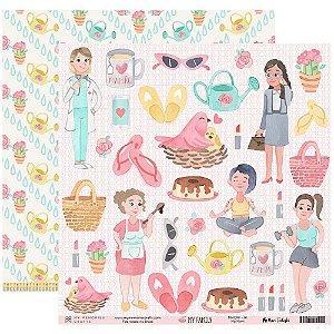 Coleção My Family I - Folha ATACMF 01 - My Memories Crafts