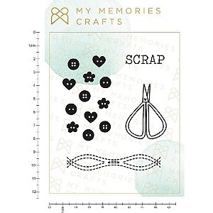 Coleção My Crafts - Carimbo SCRAP (MMCMC2-09) - My Memories Crafts