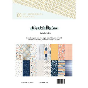 Coleção My Little Big Love - Bloco A4 - My Memories Crafts