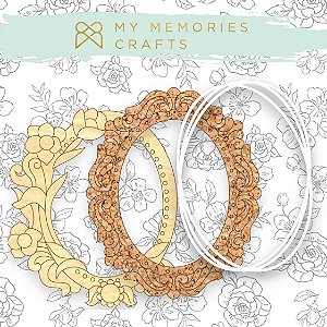 Colecao Minha Vida - Kit de 3 Molduras  MMCMV-18 - My Memories Crafts