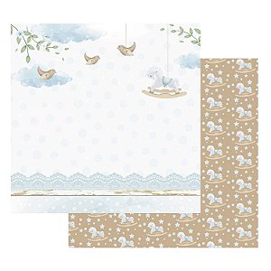 Coleção Amor Eterno Baby - Folha MEU MENINO - Decore Crafts