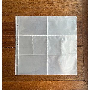 Refil Plástico - Photo Sleeves - 12 x 12 - 8 Divisórias - Becky Higgins