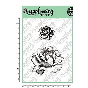 Carimbo Floral 3 - Scraplooving