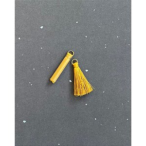 Tassel de seda - 3cm - Ocre