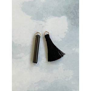 Tassel de Seda - 3cm - Preto
