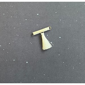 Tassel de Seda - 3cm - Branco