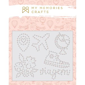 Colecao Meus Destinos - Régua de Costura - MMCMD-09 - My Memories Crafts