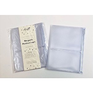 Pasta plastica com ziper - Transparente - ACraft