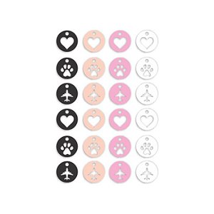 Colecao MAMYS - Acrilico SET Mini Charms (24pçs) - Carina Sartor