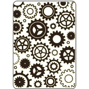Placa de Emboss Engrenagens - 5x7 - 127X177mm - A&M