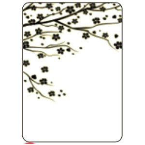 Placa de Emboss Galhos e Flores - A6 106X150mm - A&M