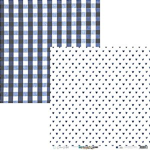 Coleção PAPYS - Papel Básico NAVY BLUE - Folha Cor BASE103 - Carina Sartor