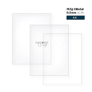 PETg Cristal - A4 (3 unid.) - Decore Crafts