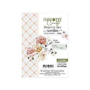Coleção Doce Vitória - Bloco A5 de Recortes - Decore Crafts