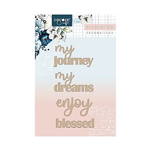 Aplique MDF - IMy Journey (Inglês) - Decore Crafts