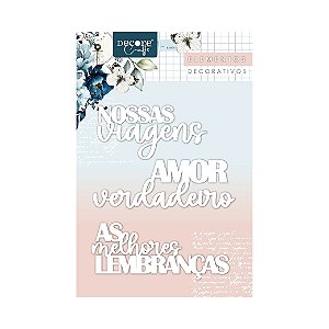Aplique Acrilico Branco - As Melhores Lembranças