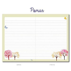 Miolo para Caderno - Pomar (140x200mm) - Papel Bonito
