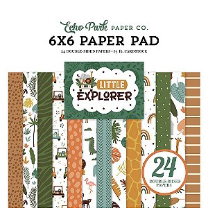 Little Explorer - Paper Pad 6x6 (Bloco 15 x 15cm)