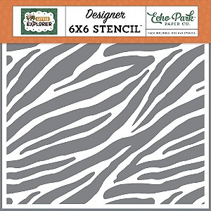 Little Explorer - Stencil Zebra Stripes - Echo Park