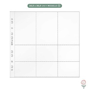 Plasticos para Album 30,5 x 30,5cm - Modelo 5 - JuJu Scrapbook