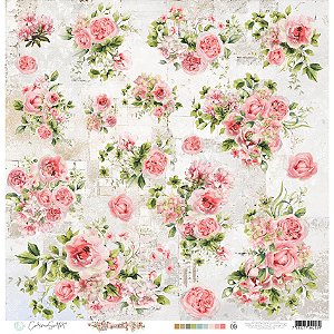 Colecao GARDEN - Papel Vegetal FLORES